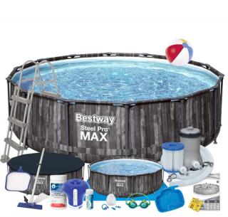 Basen stelażowy deski 427 x 107 cm BESTWAY nr kat 5614Z - 18w1