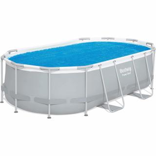 Pokrywa solaryczna stelażowa ovalna 427 x 250 cm - BESTWAY nr kat. 58672