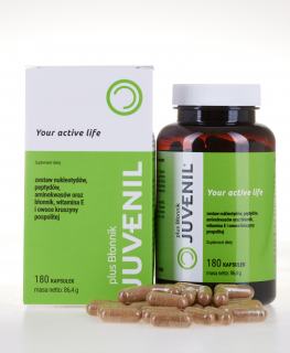 Juvenil® plus Błonnik suplement diety 180 kapsułek (86,4g)