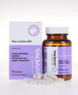 Juvenil®  plus magnez i B6 suplement diety 60 kapsułek (26,85g)