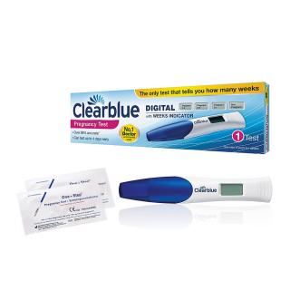 CLEARBLUE cyfrowy test ciążowy 1szt. +2p