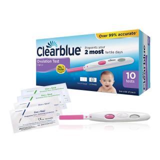 CLEARBLUE cyfrowy test owulacyjny 10szt. +4p