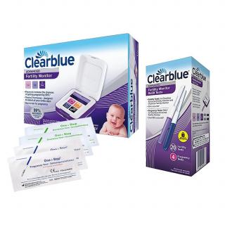CLEARBLUE monitor płodności + testy 20+4 +4p