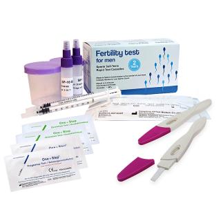 Test płodności dla KOBIET 2szt i MĘŻCZYZN 2szt +4p