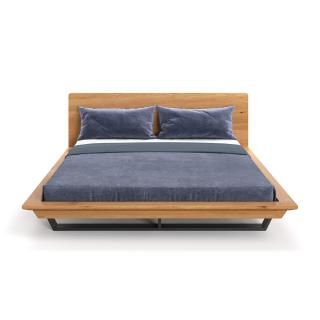 Łóżko z litego drewna Nova Slim - Dąb, 140x220 cm Long, , Brak