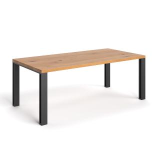 Stół Fold z litego drewna - Dąb, 220x80 cm,
