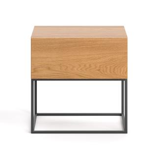 Stolik nocny Loom z szufladą - Dąb,