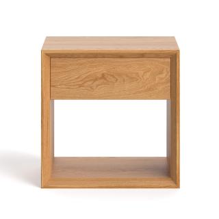 Szafka nocna drewniana Modena / dąb lakier Outlet - Dąb, Lakier matowy