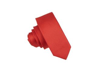 Czerwony krawat KRZYSZTOF  5cm KKRZ89K