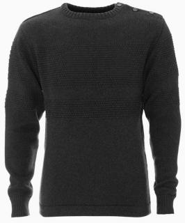 Duży ciemno-szary sweter męski VERTIGO 3XL SWE013K