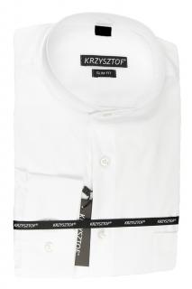 KRZYSZTOF koszula biała 42 176/182 dł. Slim WZ431m