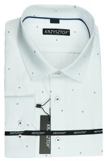 KRZYSZTOF koszula biała XL 43-44 182/188 dł. WZ507K_XL_182