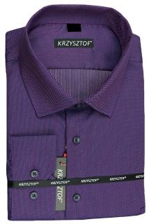 KRZYSZTOF koszula fioletowa 48 176/182 dł. WX127K