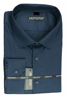 KRZYSZTOF koszula granatowa XL 43-44 176/182 dł. WZ435K