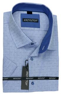KRZYSZTOF koszula niebieska XL 43-44 176/182 kr. WZ482K_XL_176