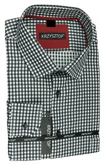 KRZYSZTOF koszula w kratkę 48 176/182 dł. WX89K