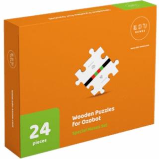 Drewniane puzzle do Ozobot - Zestaw ruchów specjalnych