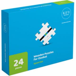 Drewniane puzzle do Ozobot - Zestaw Speed