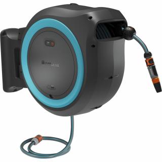 Gardena naścienny bęben na wąż PowerRoll XL - sada, tyrkys