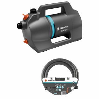 Gardena Pompa ogrodowa 4100 Silent z wężem ssącym-zestaw 9052-20