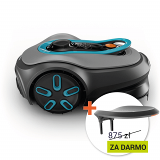 Gardena Smart SILENO Max 800 m² + Garaż Gardena SILENO pro / max / free