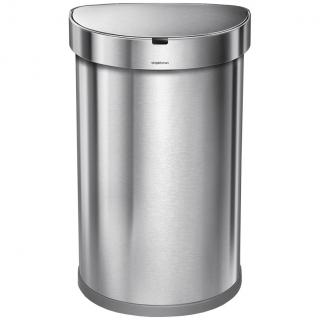 Simplehuman SEMI-ROUND 45L - silver