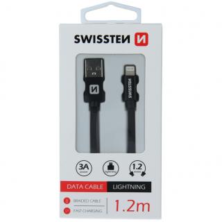SWISSTEN kabel do transmisji danych USB / Lightning 1,2 m - black