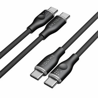 Voltme Powerlink Rugg Series CTC 3A/60W 1,0m (czarny) - kabel do ładowania