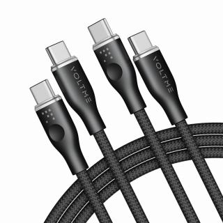 Voltme Powerlink Rugg Series CTC 5A/100W 1,8m (czarny) - kabel do ładowania