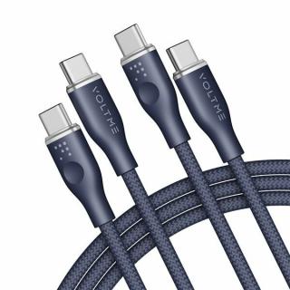 Voltme Powerlink Rugg Series CTC 5A/100W 1,8m (niebieski) - kabel do ładowania