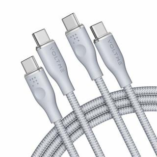 Voltme Powerlink Rugg Series CTC 5A/100W 1,8m (szary) - kabel do ładowania