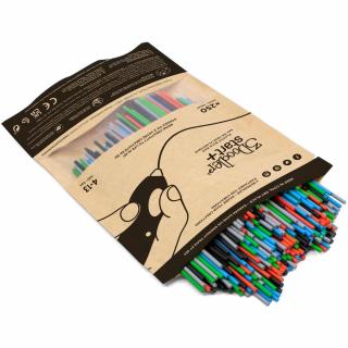 Wkłady 3Doodler ECO-PCL do długopisu 3D Start+ 250 szt. - czarny, czerwony, szary, niebieski