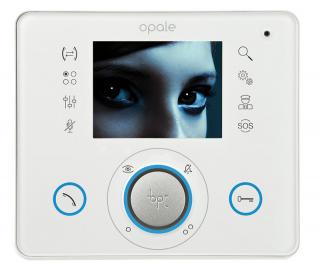 Came Bezsłuchawkowy odbiornik wideo z ekranem LCD 3,5#8221;, kolor biały. OPALE WHITE (62100270)
