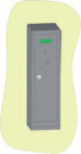 CAME Mocowanie naścienne do moneterki MTR18. PL0327