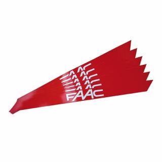 FAAC Naklejki na ramię szlabanu (6 szt.)  490117