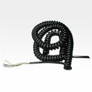 Kabel - przewód spiralny 4 żyłowy do automatów