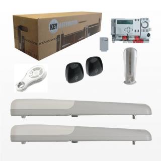 KEY AUTOMATION KRAY2524EK - Zestaw automatyki do bram skrzydłowych z lampkami nocnymi i kontrolą smartfona - KRAY2524EK