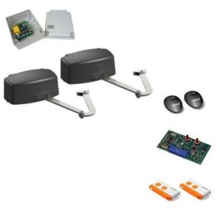 Napęd ROGER SET R23/373/L LIGHT - zestaw automatyki do bramy dwuskrzydłowej o skrzydle do 3,5 m i 400 kg SET R23/373/L