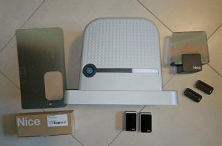 NICE nowy zestaw 2024 - RBS400BDKCE Zestaw ROBUS 400 MYGO do bramy przesuwnej do 400kg, centrala z radiem, EPMB, ELDC, 2 piloty MYGO4