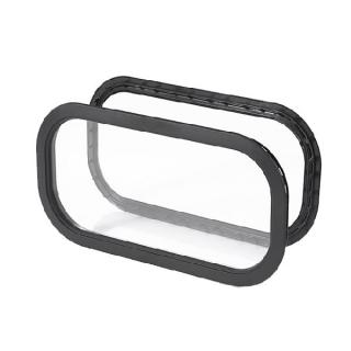 Okno do bram - owalne 663mm x 343mm