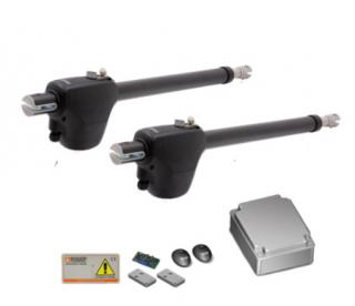 ROGER  KIT MONOS4/220/L Zestaw do dwuskrzydłowej bramy o maksymalnej szerokości wjazdu 8 m (4 m + 4 m) KIT MONOS4/220/L