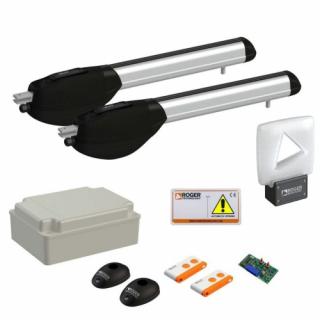 ROGER KIT R20/510/F Zestaw do bramy skrzydłowej (3,5 m + 3,5 m) Roger Technology KIT R20/510/F