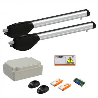 ROGER KIT R20/510/L Zestaw do dwuskrzydłowej bramy o maksymalnej szerokości wjazdu 7 m (3,5 m + 3,5 m) KIT R20/510/L