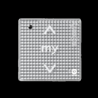 Somfy 1811007 Smoove 1 io Silver Shine radiowy nadajnik naścienny