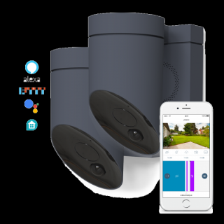 Somfy   2x1870397 Zestaw kamer zewnętrznych Somfy - antracyt