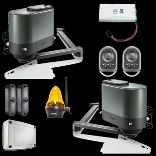 Somfy AXOVIA MULTIPRO 3S IO 1216500 zestaw automatyki do bram skrzydłowych do 2,5 m i 300 kg