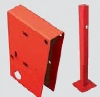 TOUSEK - Słupek metalowy dla RLS 610/620. Czerwony - 13500120
