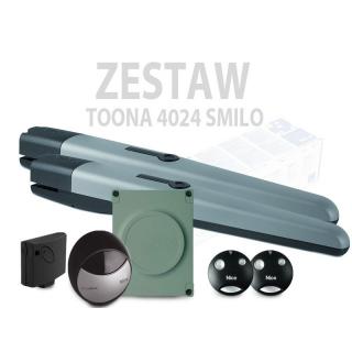 ZESTAW NICE TOONA 4024 SMILO - Komplet automatyki do bramy skrzydłowej