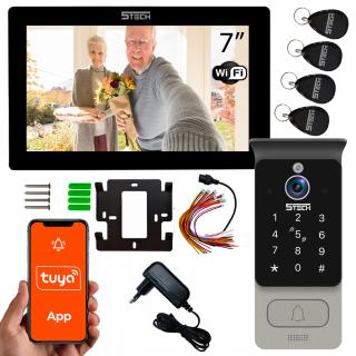 Dwużyłowy Wideodomofon WIFI 5TECH Monitor Virgo One (B)  - 7 " + Stacja Bramowa  82228 FHD Virgo One (B) / 82228