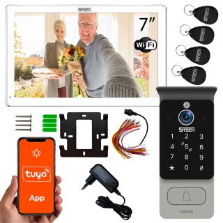 Dwużyłowy Wideodomofon WIFI 5TECH Monitor Virgo One (W)  - 7 " + Stacja Bramowa  82228 FHD Virgo One (W) / 82228